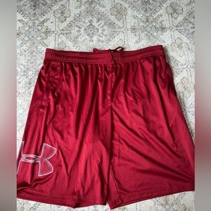 Under Armour Men's Red Athletic Shorts